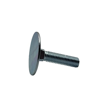 Elevator Bolt, 5/16-18 Thrd Sz, 1-1/4 In L, Steel, Zinc Plated Finish